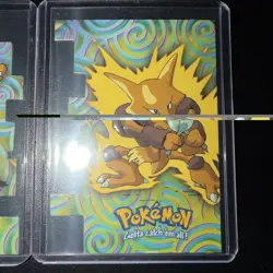 Pokemon TOPPS The Movie Animation Non Holo DIE Abra Kadabra Alakazam EV7-9 of 12 - Image 4