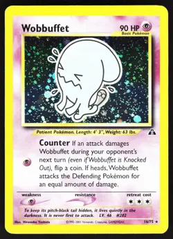 2006 EX, POP - POP SERIES 4 HOLO WOBBUFFET #16/75 - Image 1