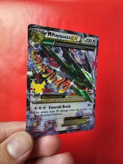 POKEMON TCG MEGA M RAYQUAZA EX 76/108 HOLO NM CELEBRATIONS - Image 4