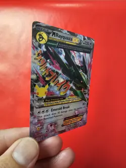 POKEMON TCG MEGA M RAYQUAZA EX 76/108 HOLO NM CELEBRATIONS - Image 5