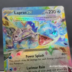 Lapras EX 032/142 Pokemon Stellar Crown - Pokemon Scarlet Violet Holo Rare - Image 1