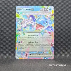 Lapras EX 032/142 Pokemon Stellar Crown - Pokemon Scarlet Violet Holo Rare - Image 2