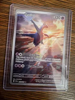 Latios Pokemon TCG 203/191 Sv08 Surging Sparks Full Art Holo Illustration Rare . - Image 1