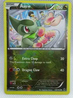 Pokemon TCG Axew 109/162 Reverse Holo BREAKthrough EX - Image 1