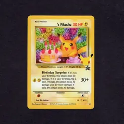 Pokemon Celebrations: Classic Collection #24/53 ______'s Pikachu (Birthday) - Image 1