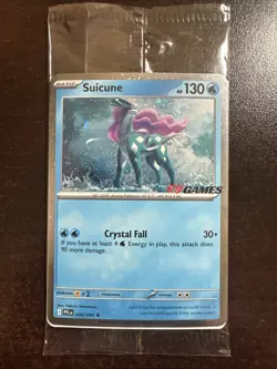 Suicune 026/094 Pokemon EBGames Stamped Promo Sealed - Image 1