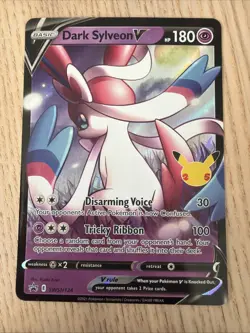 Dark Sylveon V ⭐ SWSH134 Holo Promo SWSH Black Star 2019 Pokemon NM - Image 1