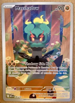 Pokemon TCG Marshadow - 146/132 - ME01: Mega Evolution Illustration Rare Holo - Image 1