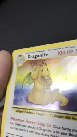 Pokemon TCG Dragonite 4/62 Fossil Holo Rare 100 HP Wizards of the Coast 1999 - Image 2