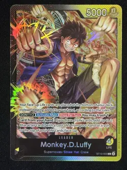 Monkey.D.Luffy (003) ST13-003 Ultra Deck: The Three Brothers Foil - Image 1