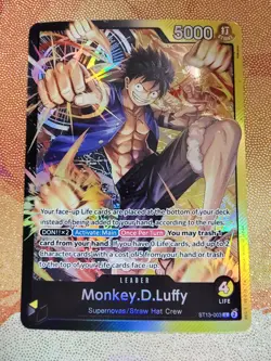 Monkey.D.Luffy (003) ST13-003 Ultra Deck: The Three Brothers Foil LP - Image 1