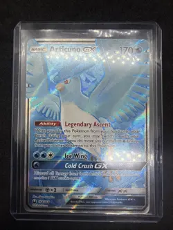 Pokemon TCG Articuno GX Full Art Holo Card Celestial Storm 154/168 - Image 1