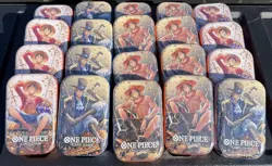 (LOT OF 20) One Piece Card Game 2-Pack Mini Tin Set Vol 2 OP13 Fast FREE SHIP✅ - Image 1