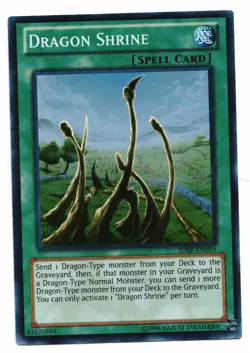 Yu-Gi-Oh Card: Dragon Shrine SDBE-EN019 Super Rare! EX - Image 1