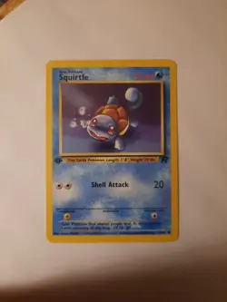 Pokemon Card Squirtle 68/82 Team Rocket 1st Edition Common TCG NM - Image 3