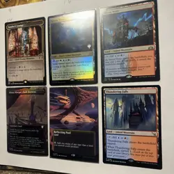 Magic The Gathering Land Lot MTG Commander 6 Cards All Different See Pics - Image 2