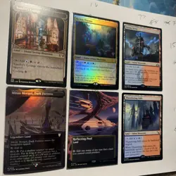 Magic The Gathering Land Lot MTG Commander 6 Cards All Different See Pics - Image 3