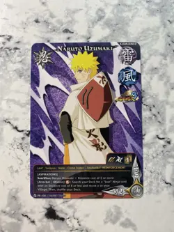 Naruto TCG CCG Naruto Uzumaki Hokage Promo Card English Ultimate Ninja Storm 3 - Image 1