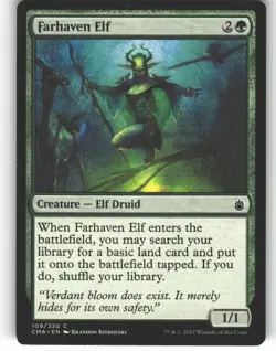 Farhaven Elf - Commander Anthology - MTG - Common - #109 - NM - Image 1