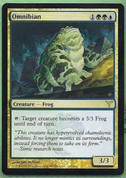 MTG Omnibian Dissension Magic the Gathering - Image 1