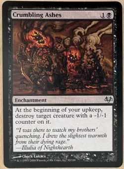 Crumbling Ashes X1 Eventide Mtg Magic the Gathering - Image 1