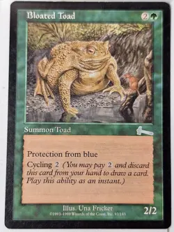 Bloated Toad - Urza's Legacy - Magic the Gathering MTG Nice! - Image 1