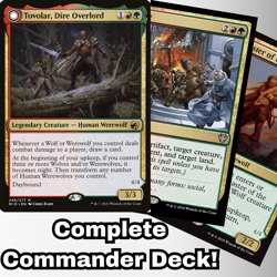 MTG Commander EDH Deck Tovolar, Dire Overlord 100 Cards Custom Deck Werewolves - Image 1