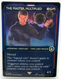The Master, Multiplied (Showcase) Magic the Gathering MTG Doctor Who FOIL (0545) - Image 1