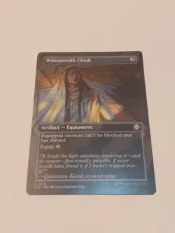 Whispersilk Cloak- Lost Caverns Of Ixalan Box Topper NM MTG Extended Art - Image 1