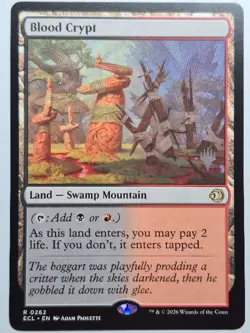 Blood Crypt - Lorwyn Eclipsed - NM-Mint - MTG Promo Stamped - Image 1
