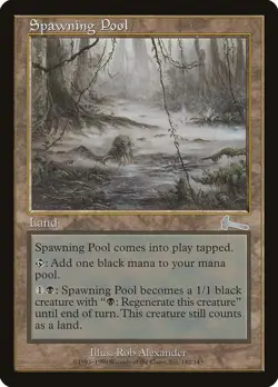 Spawning Pool Urza's Legacy Uncommon NM Magic: The Gathering 142 Normal - Image 1