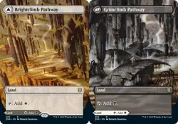 [1x] Brightclimb Pathway // Grimclimb Pathway - Foil - Borderless Near Mint, Eng - Image 1