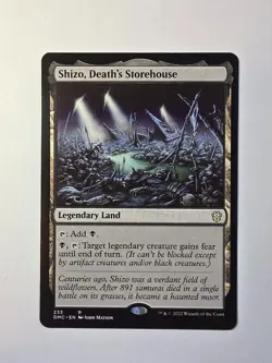 MTG ~ Shizo, Death's Storehouse ~ Dominaria United Commander ~ Near Mint ~ Rare - Image 1