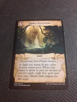 Primal Amulet / Primal Wellspring - Ixalan - Rare - NM (see pics) MTG - Image 2