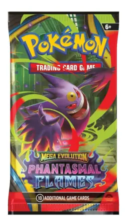 Pokemon TCG: Mega Evolution PHANTASMAL FLAMES Booster Display Box (36 Packs) - Image 4
