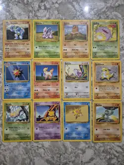 12x WOTC Vintage Pokemon Bundle | Pokemon TCG Base Set - Image 1