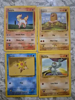 4x WOTC Vintage Pokemon Bundle | Pokemon TCG Base Set - Image 1