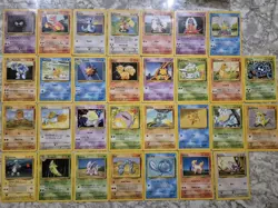 30x WOTC Vintage Pokemon Bundle | Pokemon TCG Base Set - Image 1
