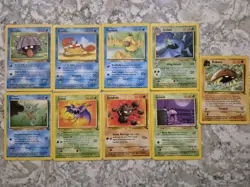 9x WOTC Vintage Pokemon Bundle | Pokemon TCG Fossil - Image 1