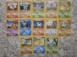13x WOTC Vintage Pokemon Bundle | Pokemon TCG Base Set - Image 1