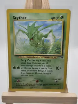 Scyther 46/75 WOTC Vintage Pokemon | Neo Discovery Pokemon TCG - Image 1