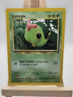 Caterpie 53/75 WOTC Vintage Pokemon | Neo Discovery Pokemon TCG - Image 1