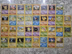 34x WOTC Vintage Pokemon Bundle | Pokemon TCG Base Set - Image 1