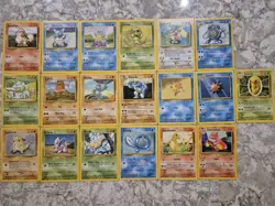 19x WOTC Vintage Pokemon Bundle | Pokemon TCG Base Set - Image 1