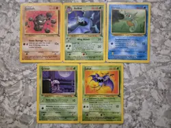 5x WOTC Vintage Pokemon Bundle | Pokemon TCG Fossil - Image 1