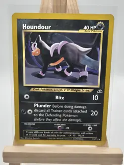 Houndour 39/75 WOTC Vintage Pokemon | Neo Discovery Pokemon TCG - Image 1