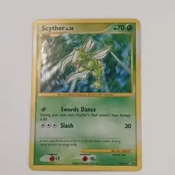 The Pokemon Company Scyther 130/127 Platinum Holo Secret Rare English HP 70 2009 - Image 1