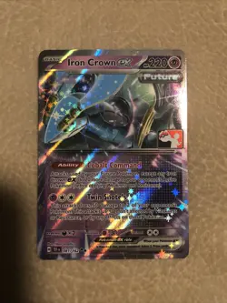 Pokemon TCG - Iron Crown ex - [Prize Pack] Temporal Forces 081/162 - NM - Image 1