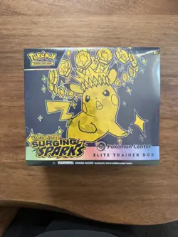 Surging Sparks Pokemon Center Elite Trainer Box ETB TCG Sealed New - Image 1