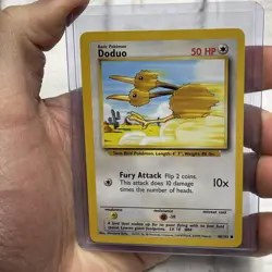 Pokemon TCG Doduo Base 48/102 Regular Near Mint NM/MT Pokemon Common Vintage Vtg - Image 1